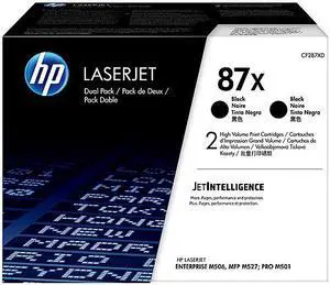 HP 87X - 2-pack - High Yield - black - original - LaserJet - toner - OEM