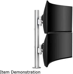 atdec AWMS-2-LTH75-H-S Post Mounted Dual Display Stand