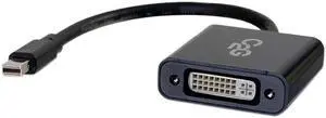 C2g Mini Displayport To Dvi Adapter - Mini Dp To Dvi-D Active Converter - Black