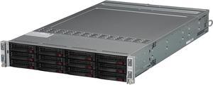 SUPERMICRO SYS-6027TR-H71RF+ 2U Rackmount Server Barebone (Four Nodes) Dual LGA 2011 (Per Node) Intel C602 DDR3 1600/1333/1066/800
