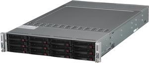 SUPERMICRO SYS-6027TR-DTRF+ 2U Rackmount Server Barebone (Two Nodes) Dual LGA 2011 (Per Node) Intel C602 DDR3 1600/1333/1066/800