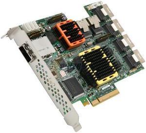 Adaptec RAID 52445 2258700-R SATA/SAS 28-port (24 internal,4 external) w/ 512MB cache memory Controller Card, Single