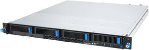 ASUS RS300-E12-RS4 in an Intel® Xeon® E-2400 and Intel®Xeon®6300 1U server with support for four DDR5 ECC UDIMM, four NVMe, one M.2