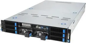 ASUS ESC4000A-E12 AMD EPYC™ 9004/9005 single-processor 2U GPU server that supports four dual-slot GPUs, liquid cooling solution, up to 12 DIMM, 8 PCIe 5.0 slots, six NVMe, OCP 3.0 and ASMB11-iKVM