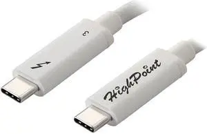 HighPoint TB3-040G-520 2M Thunderbolt 3 40Gb/s Cable