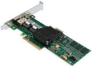Intel RAID SAS/SATA 8 internal port w/ 256MB cache memory PCI-E x8 Controller Card (SRCSASBB8I)