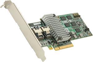 LSI MegaRAID Internal Low-Power SATA/SAS 9260-8i 6Gb/s PCI-Express 2.0 w/ 512MB onboard memory RAID Controller Card, Single--Avago Technologies