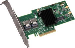 LSI MegaRAID Internal  Low-Power SATA/SAS 9240-8i 6Gb/s PCI-Express 2.0 RAID Controller Card, Kit--Avago Technologies