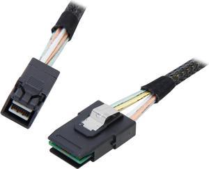 LSI LSI00400 0.6 meter internal cable SFF8643 to SFF8087 (mini SAS HD to mini SAS)--Avago Technologies