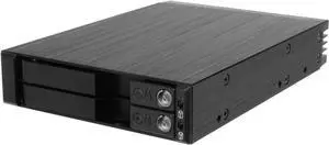 Athena Power BP-TLASA2221 1 x 3.5" HDD Bay into 2 x 2.5" Bays HDD Rack