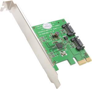 SYBA SY-PEX40039 2 Port SATA III PCI-e 2.0 x1 Card
