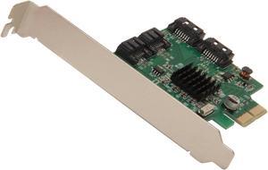 SYBA SI-PEX40057 PCI-Express 2.0 x2 Low Profile SATA III (6.0 Gb/s) 4-port RAID Card