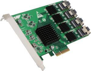 SYBA SI-PEX40097 PCI-Express 2.0 x4 SAS 16 Port SAS PCI-e 2.0 x4 Controller Card