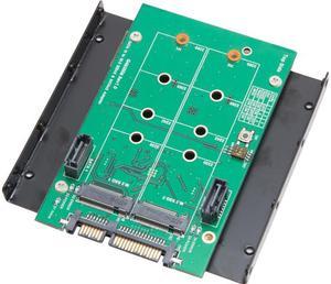 Syba SY-ADA40102 RAID 0 / 1 / JBOD 3.5" SATA III to M.2 SSD RAID Adapter