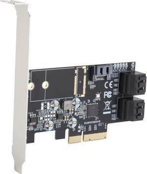 SYBA 5 x Port Non-RAID SATA III 6 Gbp/s PCI-e x4 Controller Card Model SI-PEX40139