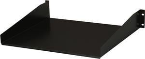 StarTech.com CABSHELF 2U Black Standard Universal Server Rack Cabinet Shelf