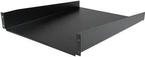 StarTech.com 2U 22in Rack Mount Cantilever Shelf - Fixed Server Rack Cabinet Shelf - 50lbs / 22kg