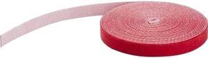 StarTech.com HKLP25RD Hook and Loop Tape - 25 ft. - Reusable Adjustable Cable Ties - Red (HKLP25RD)