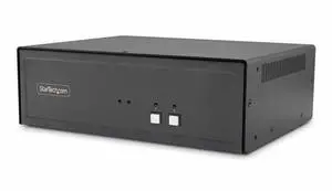 StarTech Secure 2-Port KVM Switch, HDMI or DisplayPort, 4K 60Hz, NIAP 4.0, CAC, Made in the USA StarTech Secure 2-Port KVM Switch, HDMI or DisplayPort, 4K 60Hz, NIAP 4.0, CAC, Made in the USA
