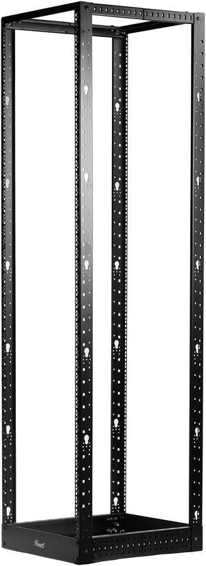 Rosewill 42U Open Frame Server Rack, 4-Post Network Server Rack, Adjustable Depth Frame Rack, Heavy Load Rack for Computer/Data/AV/IT Equipment/Network Equipment-RSR-4P42U001