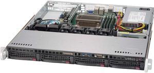 SUPERMICRO SYS-5019S-MN4 1U Rackmount Server Barebone LGA 1151 Intel C236 2400 / 2133 / 1866 / 1600 MHz ECC DDR4 SDRAM 72-bit, 288-pin (UDIMM) Gold-plated DIMMs