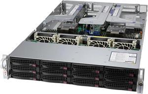 SUPERMICRO SYS-620U-TNR 2U Rackmount Server Barebone, Complete System Only ! For Customized Please Contact with Newegg B2B.