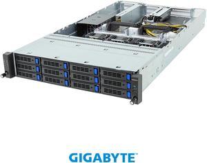 GIGABYTE R243-EG0-AAL1 Rack Server - AMD EPYC™ 8004 - 2U UP 4 x PCIe Gen5 GPUs Titanium
