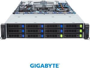 GIGABYTE R283-S91-AAE1 Rack Server - 5th/4th Gen Intel® Xeon® Scalable - 2U DP 12+2-Bay Gen4 NVMe/SATA/SAS