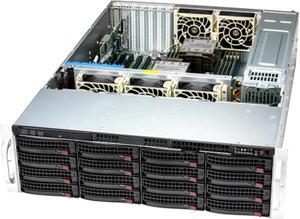 Supermicro Storage SuperServer SSG-631E-E1CR16H,3U front-loading storage server with 16 hot-swap 3.5" SAS/SATA bays (SAS hardware RAID) and PCIe 5.0