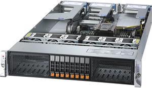Supermicro A+ Workstation AS -2115HV-TNRT, 2U UP rackmount workstation with 8 hot-swap NVMe/SAS/SATA drive bays and PCIe 5.0, Complete System Only
