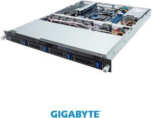 GIGABYTE R123-C00 (rev. AA01) Server Barebone, Rack Server - AMD Ryzen™ 7000 - 1U UP 4-Bay SATA | Application: Networking