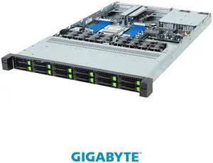 GIGABYTE R163-Z35-AAC1 Rack Server - AMD EPYC™ 9005/9004 - 1U UP 12-Bay Gen5 NVMe/SATA/SAS-4 Platinum
