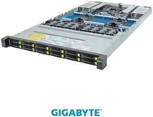 GIGABYTE R183-S92-AAV1 Rack Server - 5th/4th Gen Intel® Xeon® Scalable - 1U DP 12-Bay Gen4 NVMe/SATA/SAS (12 x NVMe) Titanium