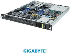 GIGABYTE E163-S30-AAG1 Edge Server - 5th/4th Gen Intel® Xeon® Scalable - 1U UP 2-Bay Gen4 NVMe/SATA/SAS Titanium