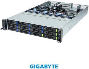 GIGABYTE R263-Z30-AAC2 Rack Server - AMD EPYC™ 9004 - 2U UP 12-Bay Gen4 NVMe/SATA/SAS (4 x NVMe) Platinum