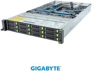 GIGABYTE R283-S96-AAJ1 Rack Server - 5th/4th Gen Intel® Xeon® Scalable - 2U DP 12+2-Bay Gen5 NVMe/SATA/SAS-4 Titanium