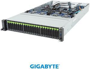 GIGABYTE R284-S92-AAJ1 Rack Server - Intel® Xeon® 6 Processors - 2U DP 24+2-Bay Gen5 NVMe/SATA/SAS-4