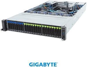 GIGABYTE R283-S92-AAE2 Rack Server - 5th/4th Gen Intel® Xeon® Scalable - 2U DP 24+4-Bay Gen4 NVMe/SATA/SAS (16 x NVMe) Platinum
