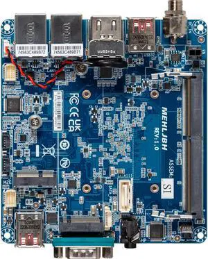 GIGAIPC QBi-6412B Embedded Compact Board with Intel Celeron J6412 Processor, Single Channel DDR4 memory, 1 x COM, 1 x SATA 6Gb/s, 6 x USB - OEM