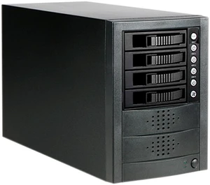 iStarUSA JAGE5BT4HDBK 4 x Hotswap 3.5" Drive Bays SAS/SATA 12Gb/s SFF-8644 Hotswap JBOD Enclosure - Black HDD Handle iStarUSA JAGE5BT4HDBK 4 x Hotswap 3.5" Drive Bays SAS/SATA 12Gb/s SFF-8644 Hotswap JBOD Enclosure - Black HDD Handle