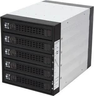 iStarUSA BPU-350SATA 3x5.25" to 5x3.5" SAS/SATA 6.0 Gb/s Hot-Swap Cage