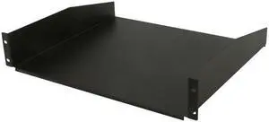 iStarUSA 2U 16in Universal Rack Mount Cantilever Shelf - Fixed Server Rack Cabinet Shelf - All steel