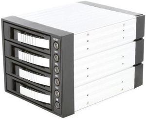 iStarUSA BPU-340SATA-SILVER 3x5.25" to 4x3.5" SAS/SATA 6.0 Gb/s Hot-Swap Cage
