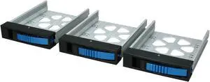 iStarUSA BPU-HSTRAY-3BL 3 x SAS/SATA Blue Handles Hard Drive Tray pack - OEM