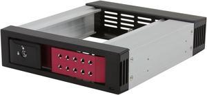 iStarUSA BPN-DE110SS-RED Trayless 5.25" to 3.5" SATA SAS 6 Gbps HDD Hot-swap Rack