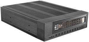 iStarUSA T-7M1-SATA-KL 5.25" to 3.5" 2.5" SATA SAS 6 Gbps HDD SSD Hot-swap Rack with Key Lock