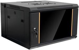 iStarUSA WMZ655-SFH40 6U 550mm Depth Swing-out Wallmount Server Cabinet with 2U Supporting Tray