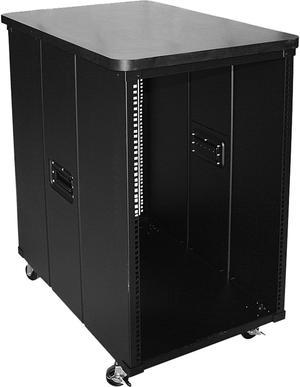 iStarUSA WD-1880-WT 18U 800mm Depth Simple Server Rack with Wood Top