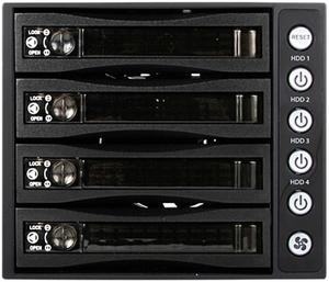 iStarUSA BPU-340HD-BPL 3 x 5.25" to 4 x 3.5" 2.5" 12Gb/s HDD SSD Hot-swap Rack (Lockable Tray)