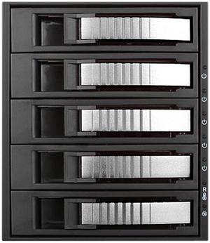 iStarUSA BPU-350HD-SILVER 3 x 5.25" to 5 x 3.5" 2.5" 12Gb/s HDD SSD Hot-swap Rack